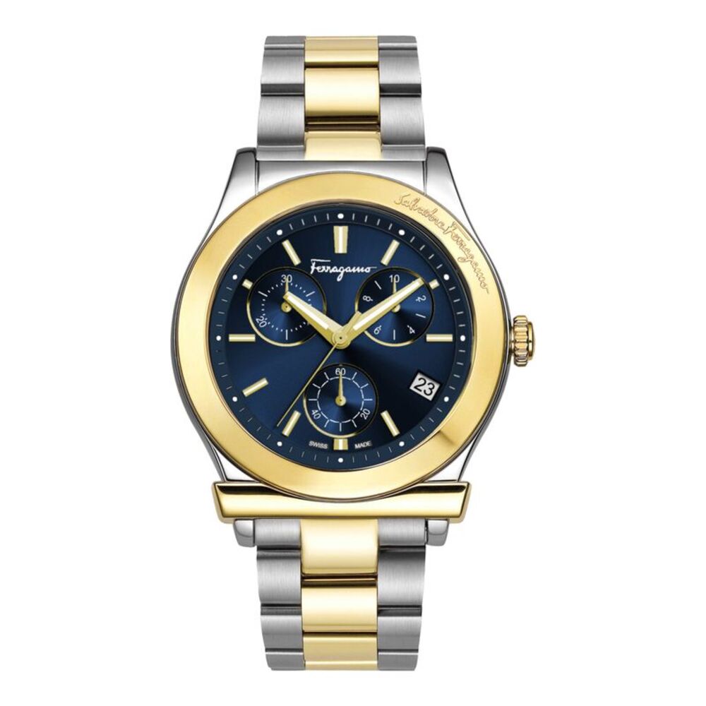 Ferragamo  1898 Bracelet Watch Two Tone Mens